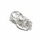 Exotic Floral Rhinestone Brooch Pin For Bridal DIY Crafts 4 Inch X 2 Inch